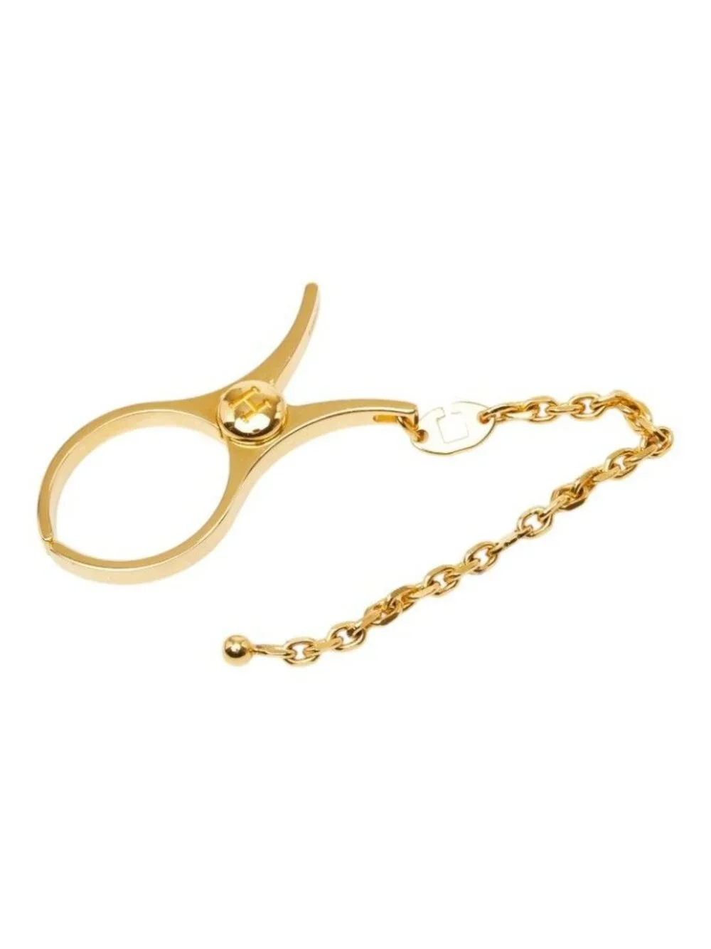 Hermes Firou Glove Holder Gold Plated Gloves